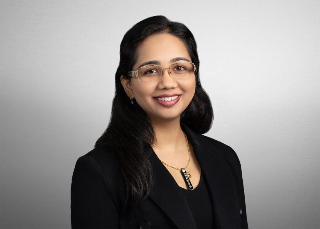 Vrinda Bhuta, an Associate at Galloway Johnson Tompkins Burr & Smith